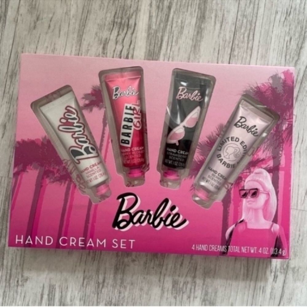 NWT Barbie hand cream set